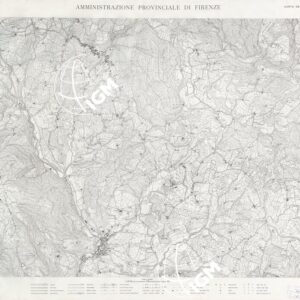 CARTA TOPOGRAFICA DEL TERRITORIO DELLA PROVINCIA DI FIRENZE - Foglio 45