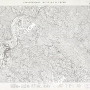 CARTA TOPOGRAFICA DEL TERRITORIO DELLA PROVINCIA DI FIRENZE - Foglio 46