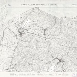 CARTA TOPOGRAFICA DEL TERRITORIO DELLA PROVINCIA DI FIRENZE - Foglio 49