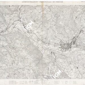 CARTA TOPOGRAFICA DEL TERRITORIO DELLA PROVINCIA DI FIRENZE - Foglio 54