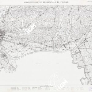 CARTA TOPOGRAFICA DEL TERRITORIO DELLA PROVINCIA DI FIRENZE - Foglio 58