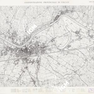 CARTA TOPOGRAFICA DEL TERRITORIO DELLA PROVINCIA DI FIRENZE - Foglio 59