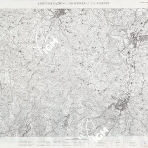 CARTA TOPOGRAFICA DEL TERRITORIO DELLA PROVINCIA DI FIRENZE - Foglio 61