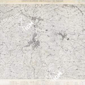 CARTA TOPOGRAFICA DEL TERRITORIO DELLA PROVINCIA DI FIRENZE - Foglio 62