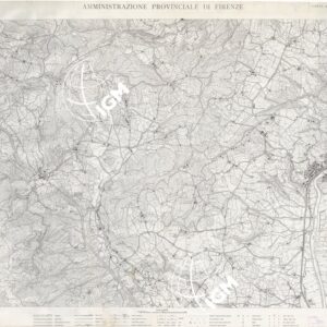 CARTA TOPOGRAFICA DEL TERRITORIO DELLA PROVINCIA DI FIRENZE - Foglio 63