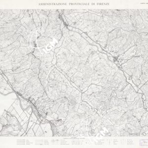 CARTA TOPOGRAFICA DEL TERRITORIO DELLA PROVINCIA DI FIRENZE - Foglio 66