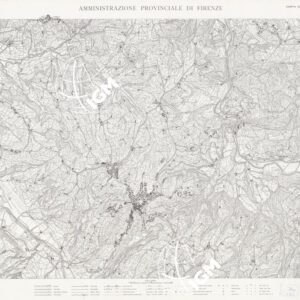 CARTA TOPOGRAFICA DEL TERRITORIO DELLA PROVINCIA DI FIRENZE - Foglio 68