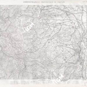 CARTA TOPOGRAFICA DEL TERRITORIO DELLA PROVINCIA DI FIRENZE - Foglio 70