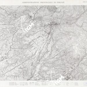 CARTA TOPOGRAFICA DEL TERRITORIO DELLA PROVINCIA DI FIRENZE - Foglio 71