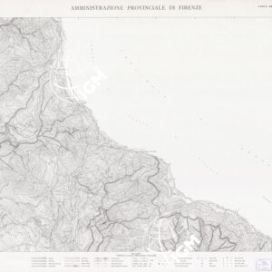CARTA TOPOGRAFICA DEL TERRITORIO DELLA PROVINCIA DI FIRENZE - Foglio 71 A