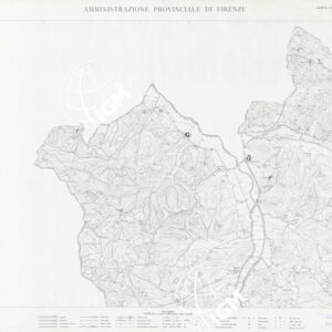 CARTA TOPOGRAFICA DEL TERRITORIO DELLA PROVINCIA DI FIRENZE - Foglio 72