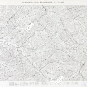 CARTA TOPOGRAFICA DEL TERRITORIO DELLA PROVINCIA DI FIRENZE - Foglio 74