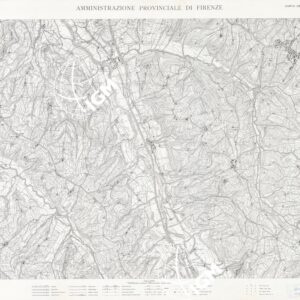 CARTA TOPOGRAFICA DEL TERRITORIO DELLA PROVINCIA DI FIRENZE - Foglio 75