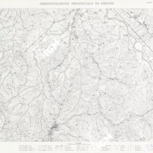 CARTA TOPOGRAFICA DEL TERRITORIO DELLA PROVINCIA DI FIRENZE - Foglio 80