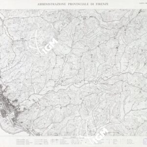 CARTA TOPOGRAFICA DEL TERRITORIO DELLA PROVINCIA DI FIRENZE - Foglio 81
