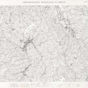 CARTA TOPOGRAFICA DEL TERRITORIO DELLA PROVINCIA DI FIRENZE - Foglio 82
