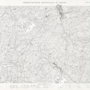 CARTA TOPOGRAFICA DEL TERRITORIO DELLA PROVINCIA DI FIRENZE - Foglio 83