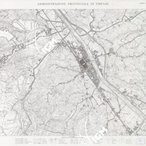 CARTA TOPOGRAFICA DEL TERRITORIO DELLA PROVINCIA DI FIRENZE - Foglio 84 A
