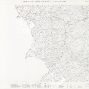 CARTA TOPOGRAFICA DEL TERRITORIO DELLA PROVINCIA DI FIRENZE - Foglio 85