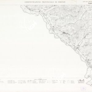 CARTA TOPOGRAFICA DEL TERRITORIO DELLA PROVINCIA DI FIRENZE - Foglio 87