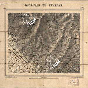 CARTA TOPOGRAFICA DEI DINTORNI DI FIRENZE IN 9 FOGLI - Foglio 2