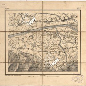 CARTA TOPOGRAFICA DEI DINTORNI DI FIRENZE IN 9 FOGLI - Foglio 4