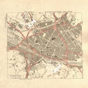 CARTA AUTOMOBILISTICA DELLA PROVINCIA DI FIRENZE