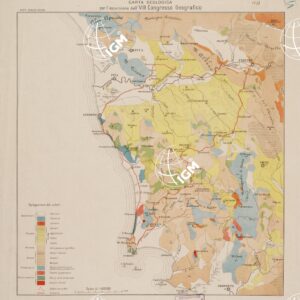 CARTA GEOLOGICA PER L'ESCURSIONE DELL'VIII CONGRESSO GEOGRAFICO