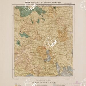 CARTA GEOLOGICA DEI SOFFIONI BORACIFERI
