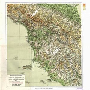 CARTA DELLE PIOGGE PER L'ANNO 1962