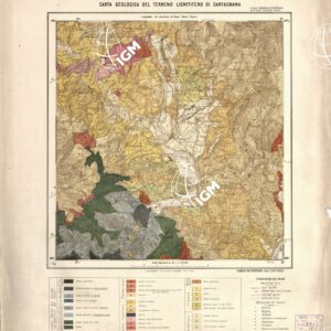 CARTA GEOLOGICA DEL TERRENO LIGNITIFERO DI GARFAGNANA