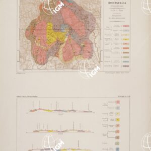CARTA GEOLOGICA DELLA REGIONE TRACHITICA DI ROCCASTRADA - PROV. DI GROSSETO