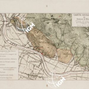 CARTA GEOLOGICA DEI DINTORNI DI ULIVETO (PROV. DI PISA)