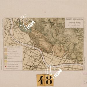 CARTA GEOLOGICA DEI DINTORNI DI ULIVETO - PROV. DI PISA