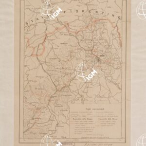 SIENA E DINTORNI, TRACCIATO DEGLI ACQUEDOTTI DELLA STAGGIA E DEL MERSE NEL TERRITORIO SENESE