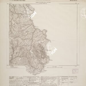 CARTA SPECIALE DEL BACINO BORACIFERO DI LARDERELLO - Foglio 119 DELLA CARTA D'ITALIA II.N.E. SEZ. A - Monte S. Croce