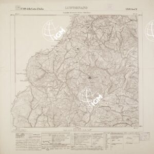 CARTA SPECIALE DEL BACINO BORACIFERO DI LARDERELLO - Foglio 119 DELLA CARTA D'ITALIA I.S.O. SEZ. B - Lustignano