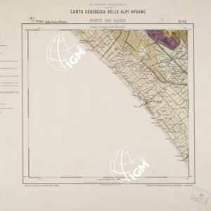 CARTA GEOLOGICA DELLE ALPI APUANE... - Foglio 104 DELLA CARTA D'ITALIA IV.N.E. - Forte dei Marmi