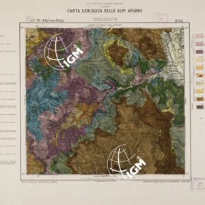 CARTA GEOLOGICA DELLE ALPI APUANE... - Foglio 96 DELLA CARTA D'ITALIA II.S.E. - Gallicano