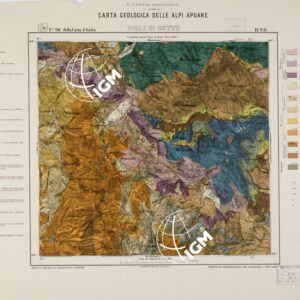 CARTA GEOLOGICA DELLE ALPI APUANE... - Foglio 96 DELLA CARTA D'ITALIA II.N.O. - Vagli di Sotto