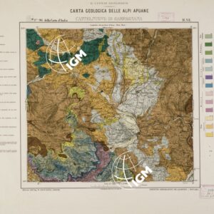 CARTA GEOLOGICA DELLE ALPI APUANE... - Foglio 96 DELLA CARTA D'ITALIA II.N.E. - Castelnuovo di Garfagnana