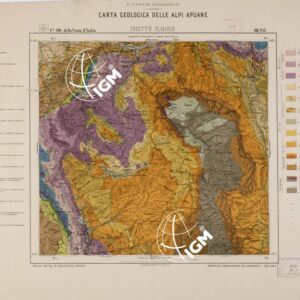 CARTA GEOLOGICA DELLE ALPI APUANE... - Foglio 96 DELLA CARTA D'ITALIA III.N.E. - Monte Sagro