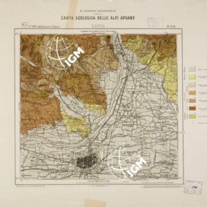 CARTA GEOLOGICA DELLE ALPI APUANE... - Foglio 105 DELLA CARTA D'ITALIA IV.S.O. - Lucca