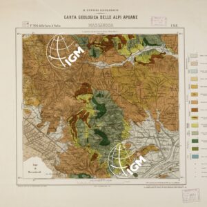 CARTA GEOLOGICA DELLE ALPI APUANE... - Foglio 104 DELLA CARTA D'ITALIA I.S.E. - Massarosa