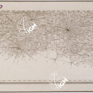 CARTA TOPOGRAFICA DEL REGNO LOMBARDO VENETO - Foglio C. 6