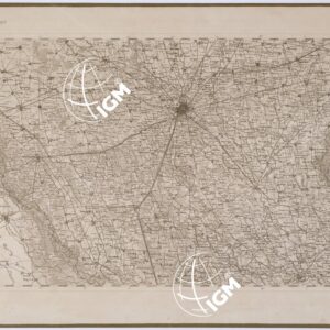 CARTA TOPOGRAFICA DEL REGNO LOMBARDO VENETO - Foglio B. 5