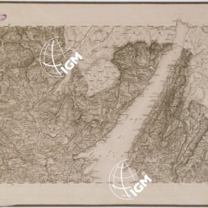 CARTA TOPOGRAFICA DEL REGNO LOMBARDO VENETO - Foglio D. 4