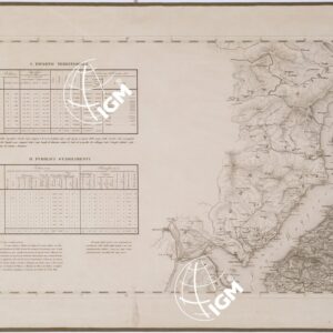 CARTA TOPOGRAFICA DEL REGNO LOMBARDO VENETO - Foglio A. 3