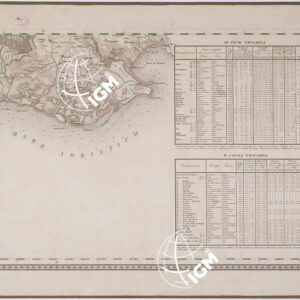 CARTA TOPOGRAFICA DEL REGNO LOMBARDO VENETO - Foglio H. 4