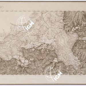 CARTA TOPOGRAFICA DEL REGNO LOMBARDO VENETO - Foglio C. 2